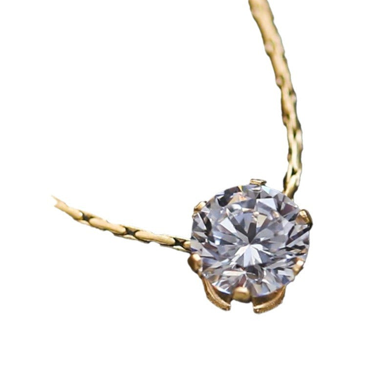 Minimalist Geometric Hexagonal Titanium Steel Snake Chain Necklace for Women with Multi-Plated Finish