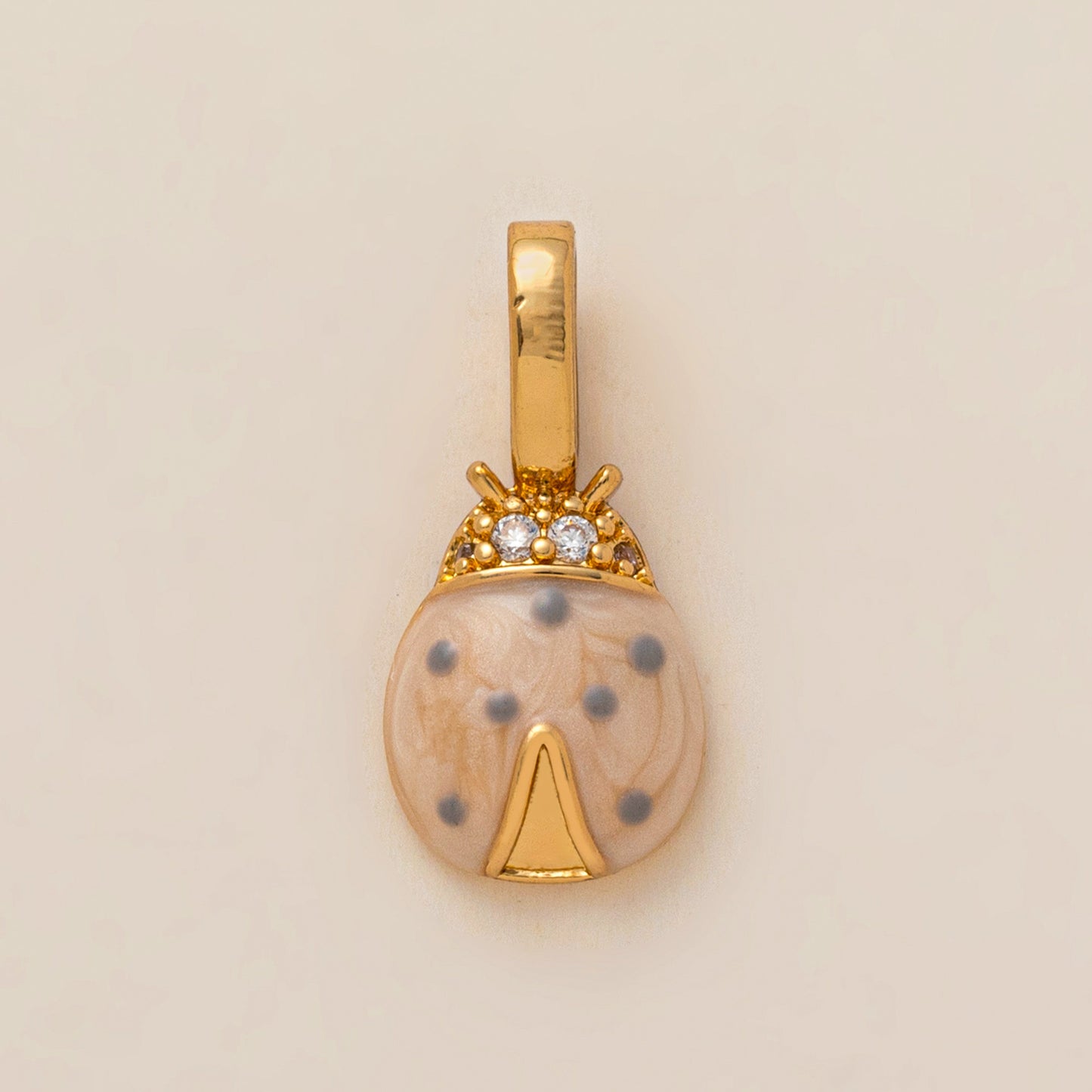 Vintage Heart Animal Brass Plated DIY Charm Bar Pendant