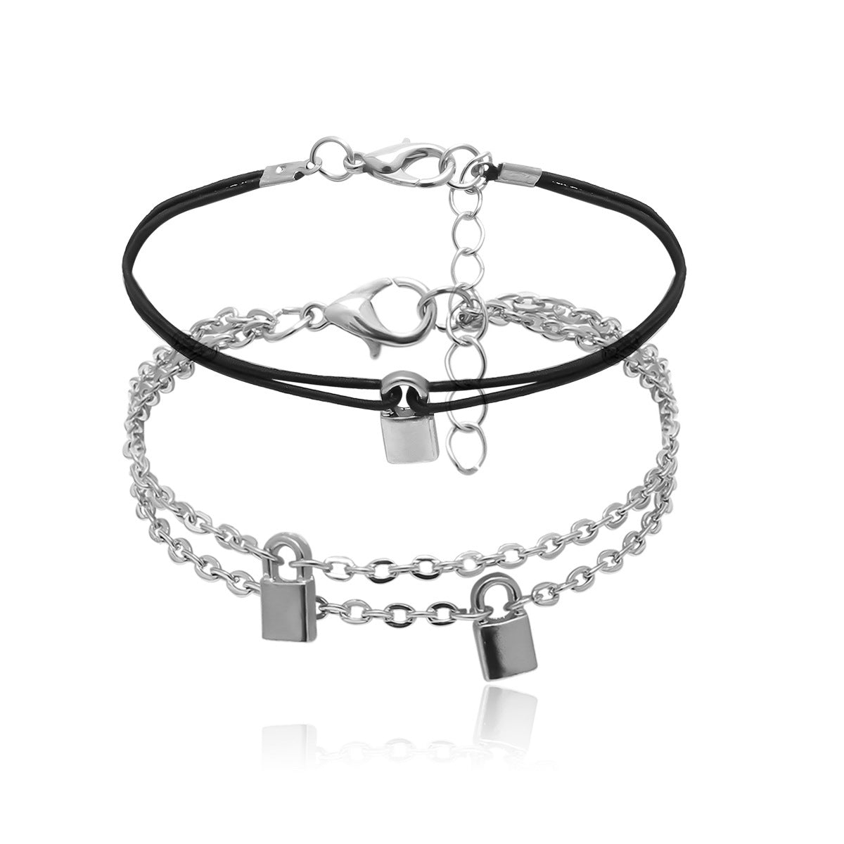 Bracciale pendente geometrico vintage da donna in lega placcata, gioielli fatti a mano