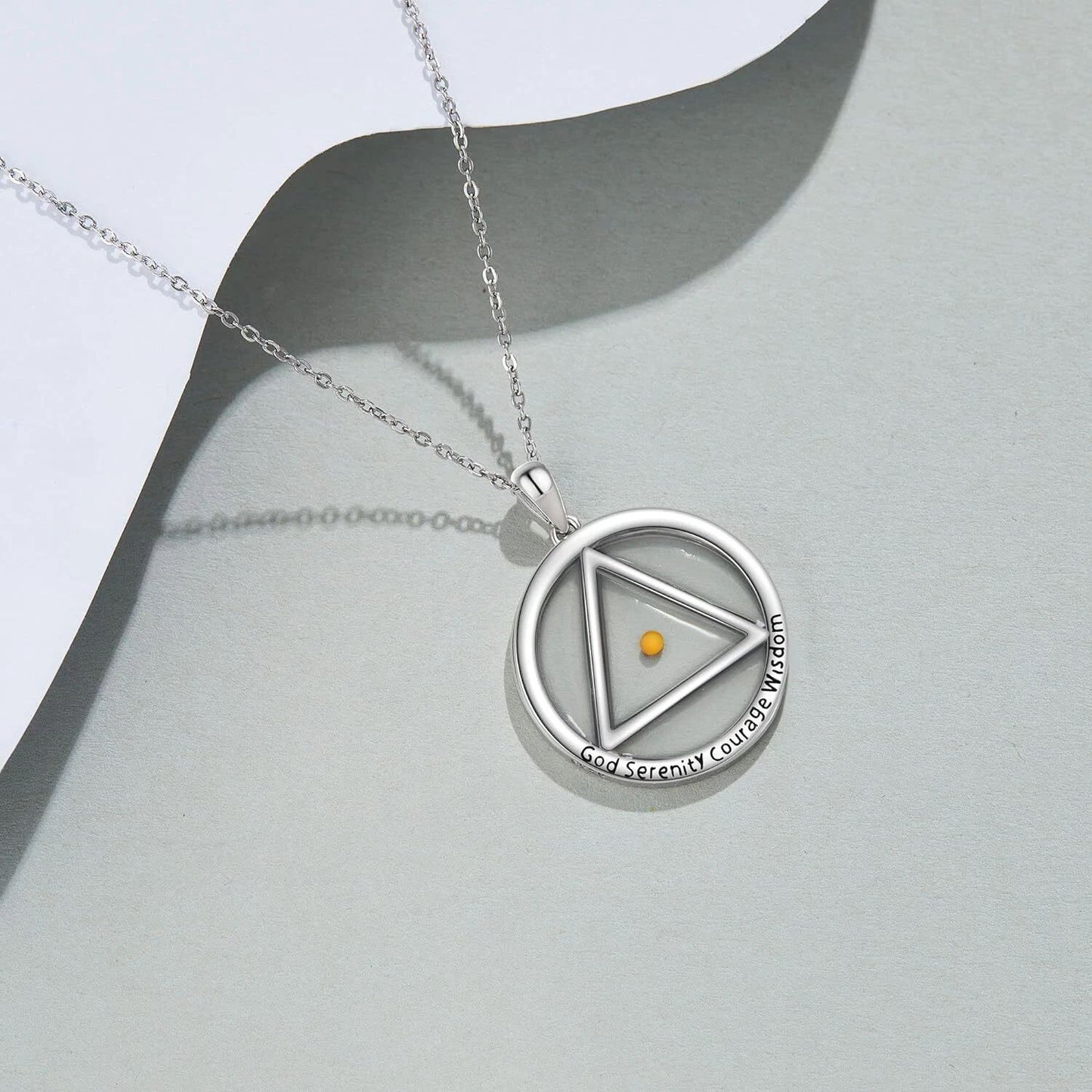 Minimalist Stainless Steel Pendant Necklace for Women and Men with Titanium Steel Charm and Electroplated Finish