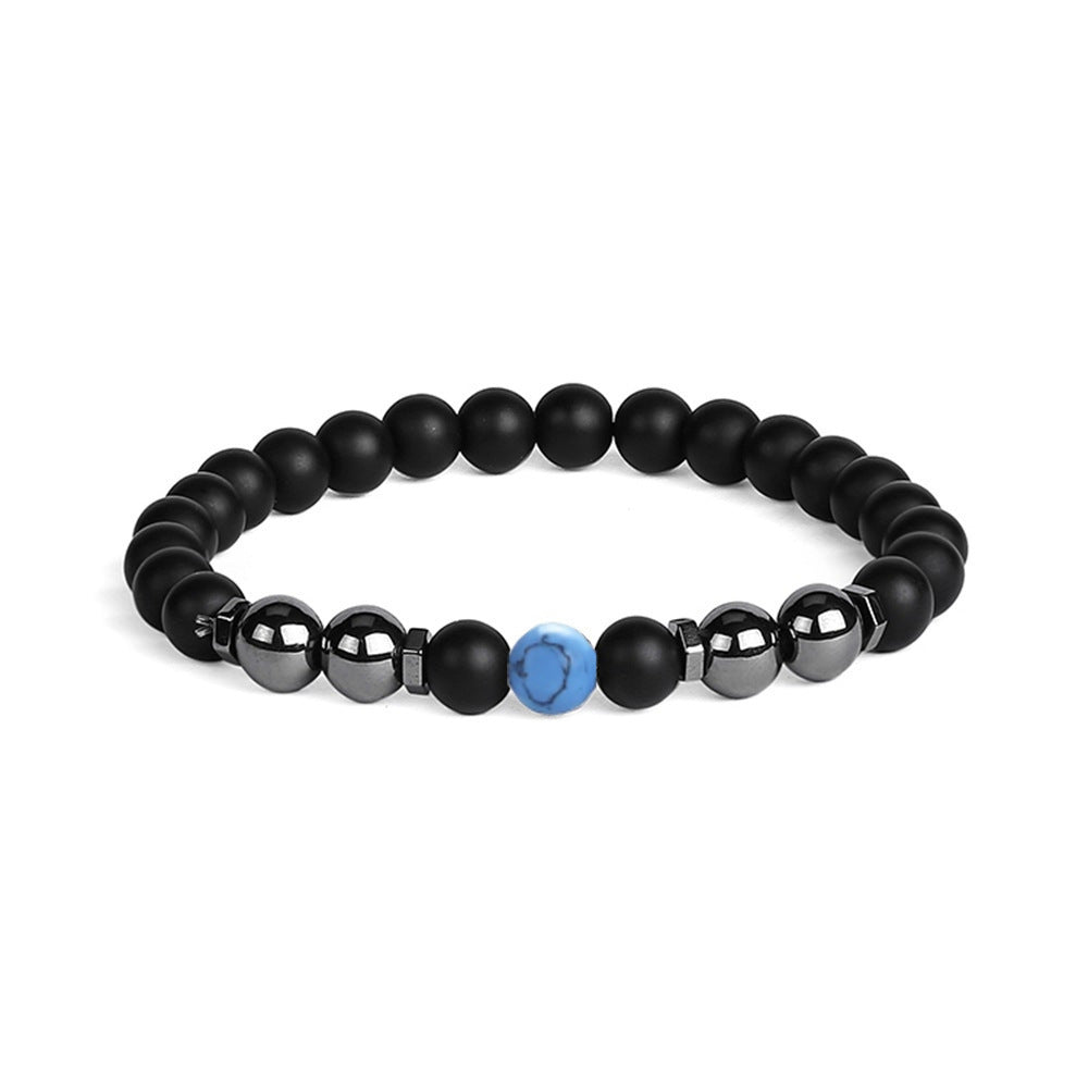Geometric Magnetic Material Anklet for Unisex