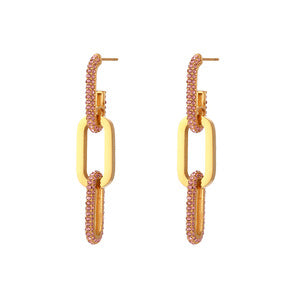 Orecchini a perno minimalistici a stella a cinque punte da donna in acciaio inossidabile con placcatura in oro 18 carati e finitura smaltata