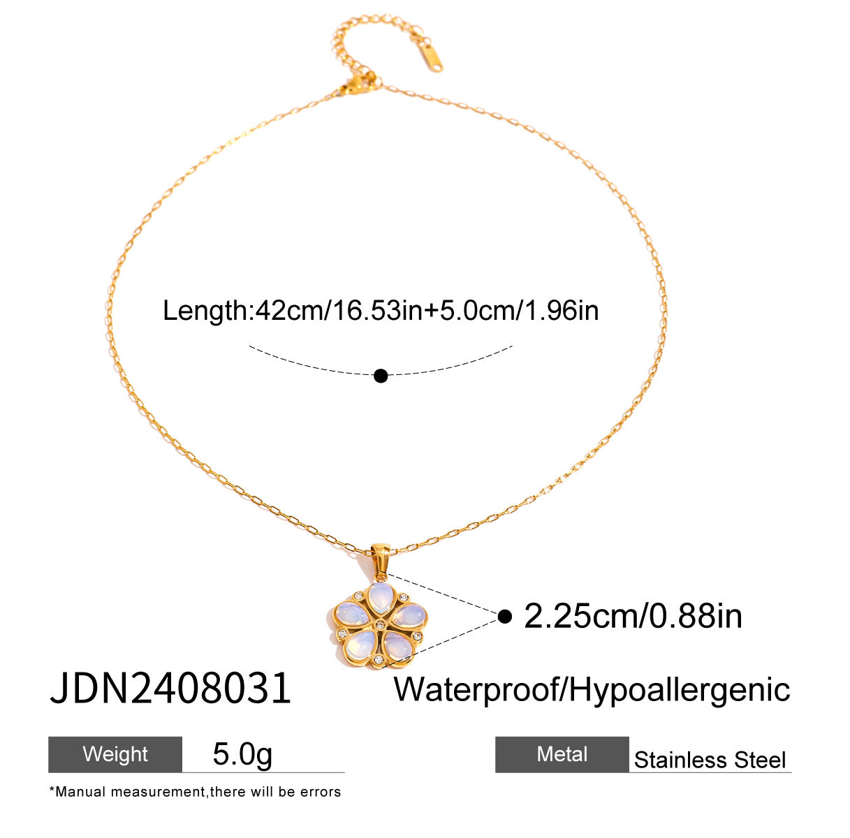 Minimalist Butterfly Pendant Necklace in Stainless Steel with Rhinestone Accents for Women