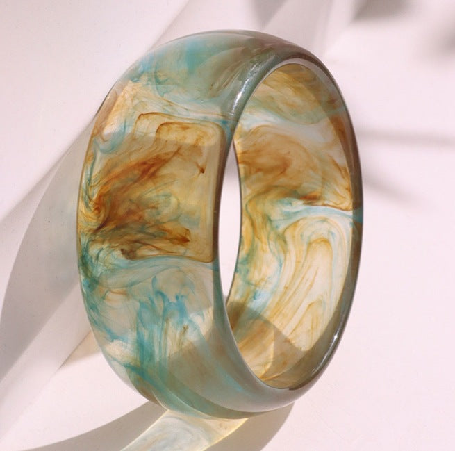 Bracciale in acrilico geometrico irregolare