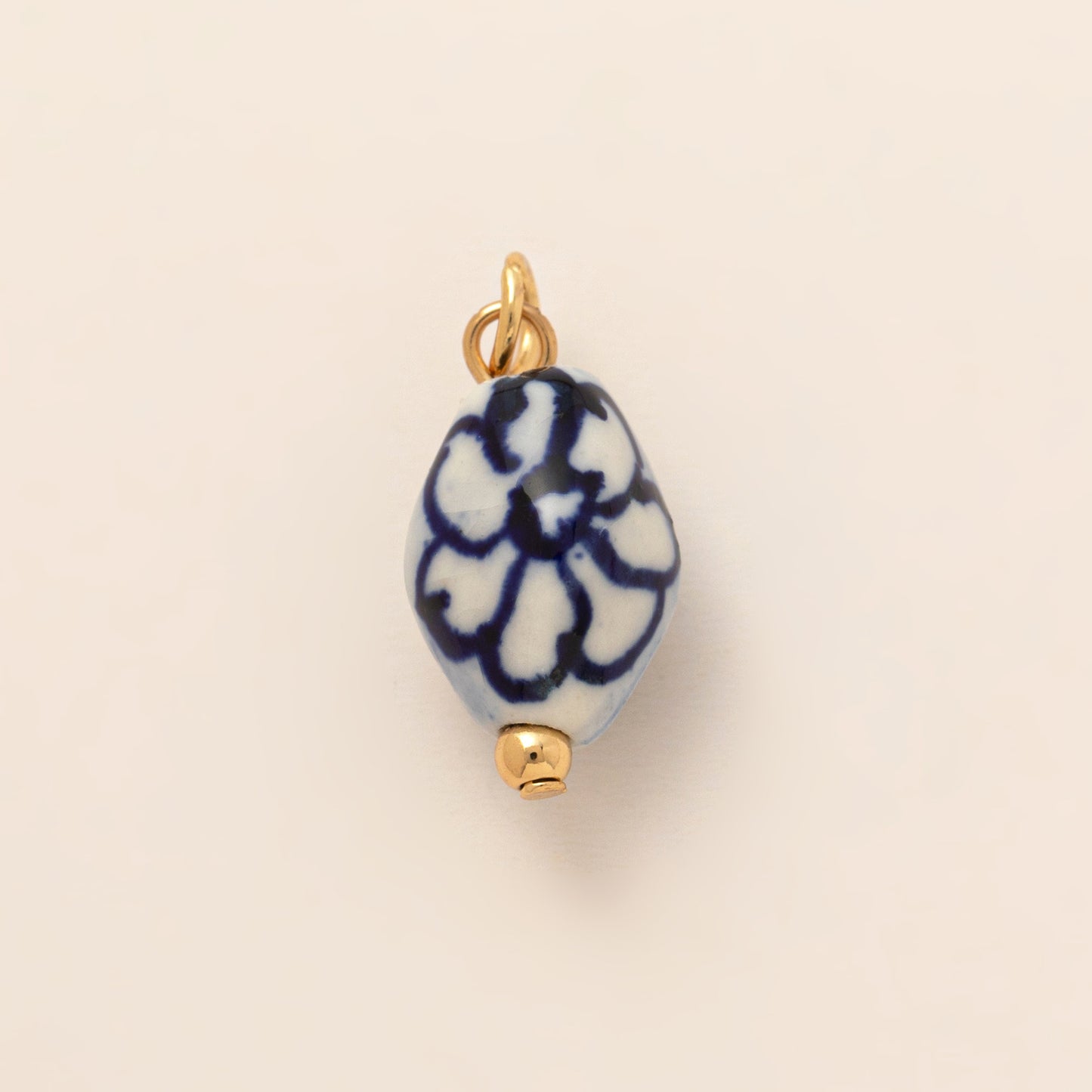 Minimalist 18K Gold Plated Geometric Round Titanium Steel Bowknot Pendant Necklace