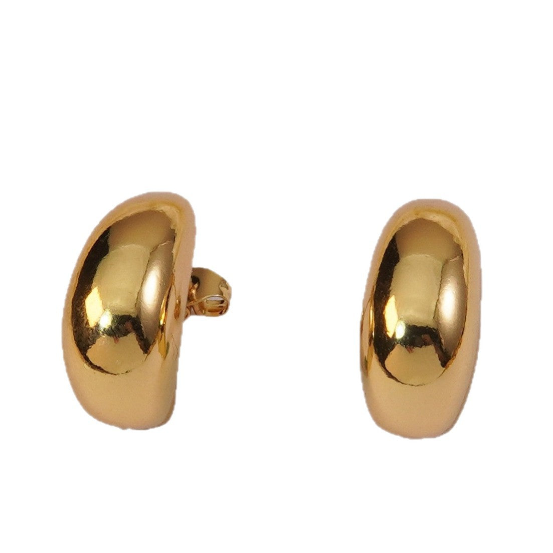 Elegant Geometric Titanium Steel Plated Stud Earrings for Women