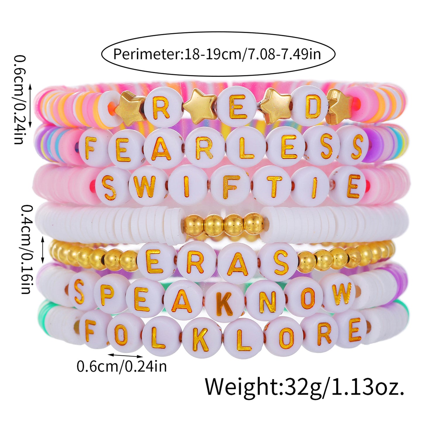 Colorful Letter Geometric Resin Stainless Steel Brass Acrylic Bracelet