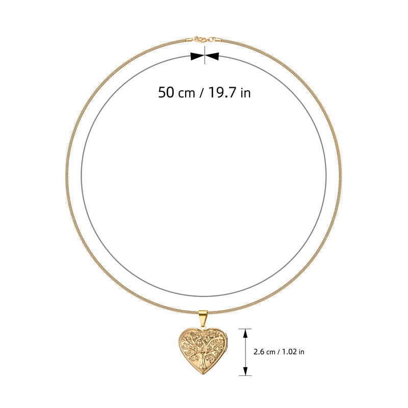 Collana Minimalista a Cuore in Acciaio Inossidabile per Coppie con Ciondolo in Acciaio al Titanio Premium e Design Minimalista Elegante