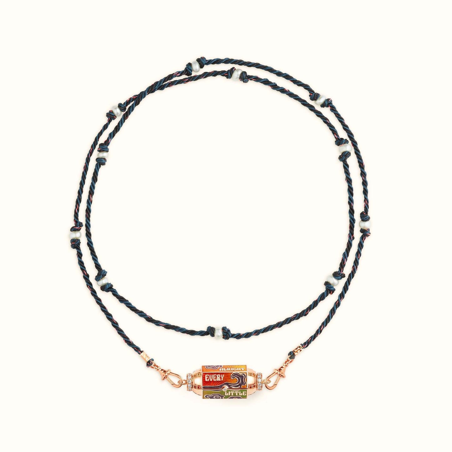 Geometric Star-Eye Pendant Necklace in Gold-Plated Copper for Women with Tarot-Inspired Colorful Design