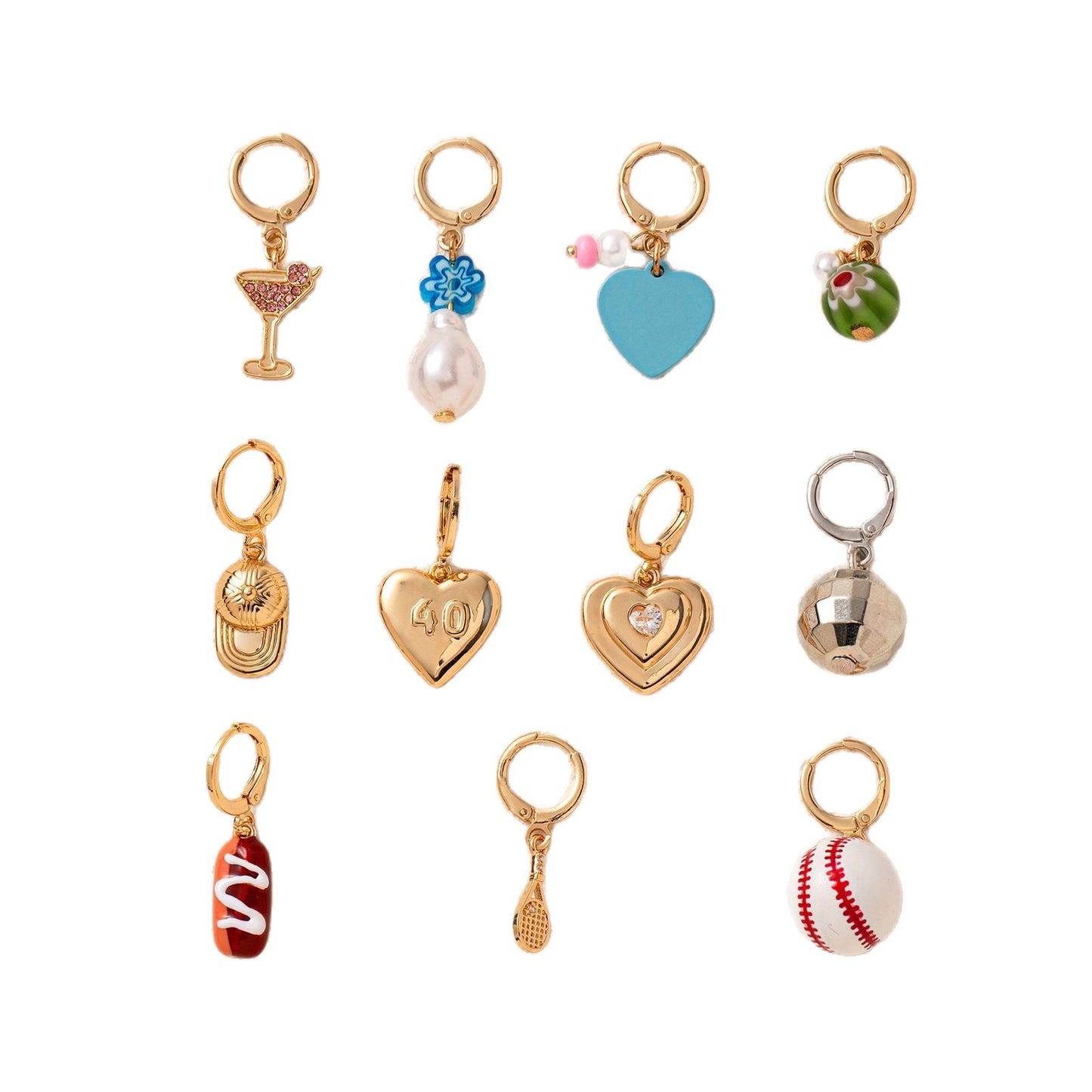 Collana con ciondolo a cuore geometrico in acciaio inossidabile placcato color oro rosa e intarsio di perle, stile minimalista