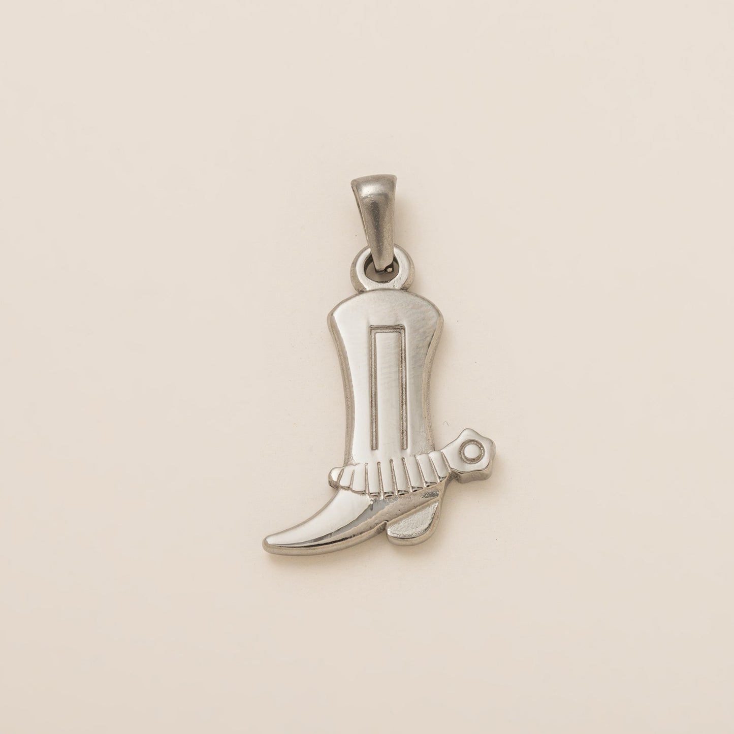 Vintage Geometric Stainless Steel 18K Gold Plated PVD Rhinestone Inlay DIY Charm Bar Pendant