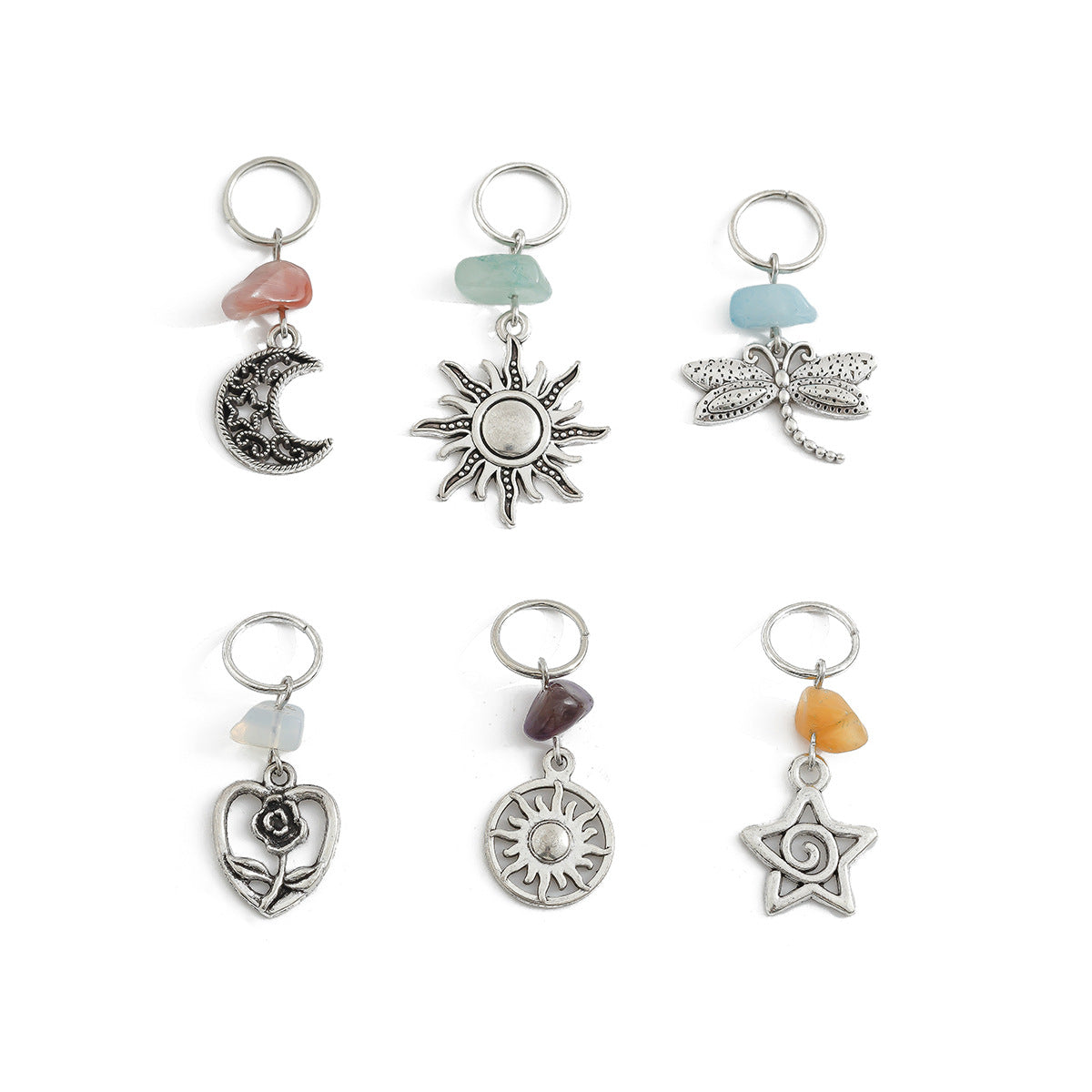 Hip-hop Plated Alloy Hair Clip with Star and Crown Design for Women