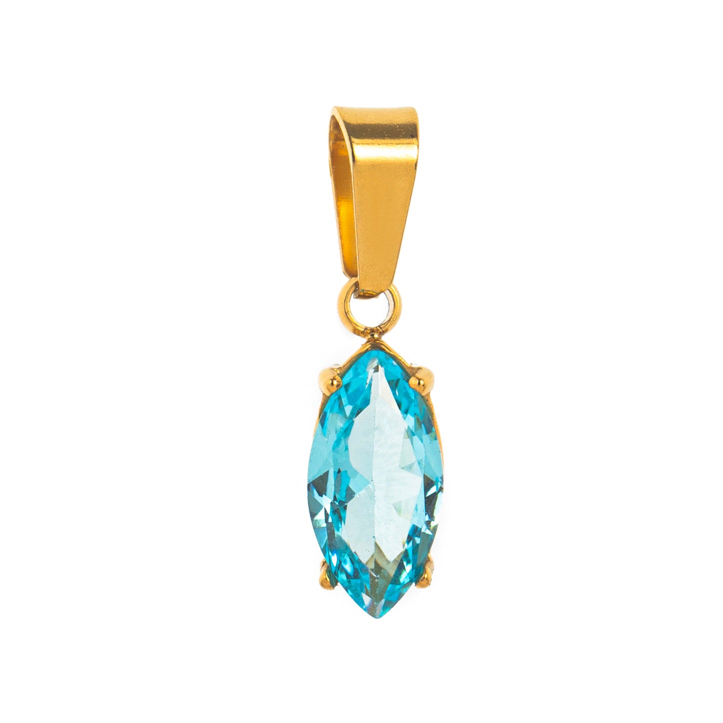 Vintage Geometric Stainless Steel 18K Gold PVD Plated DIY Charm Bar Necklace with 12 Birthstones