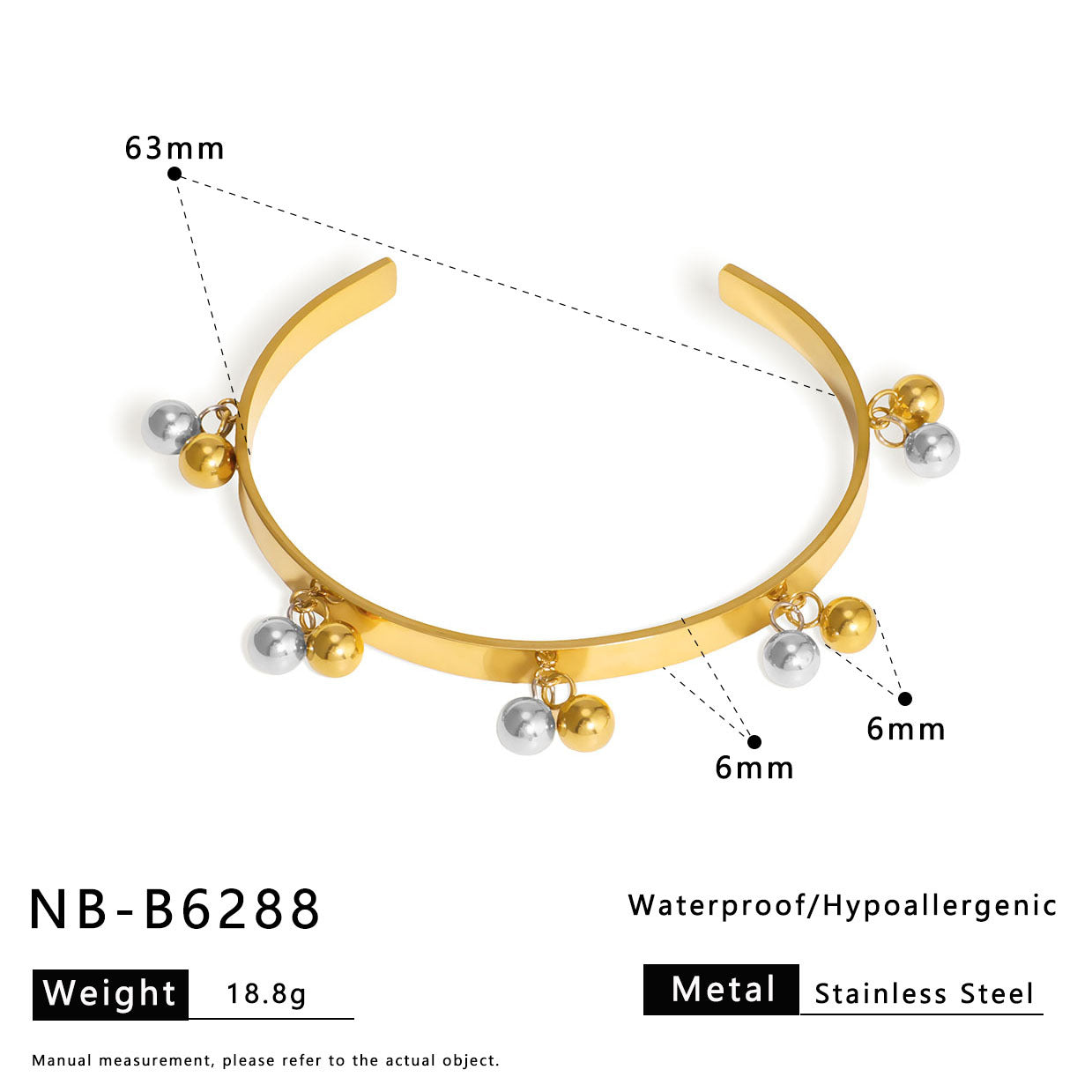 Vintage Minimalist Geometric Rhombus Pattern Stainless Steel Bracelet with Plating Finish Fashion Jewelry