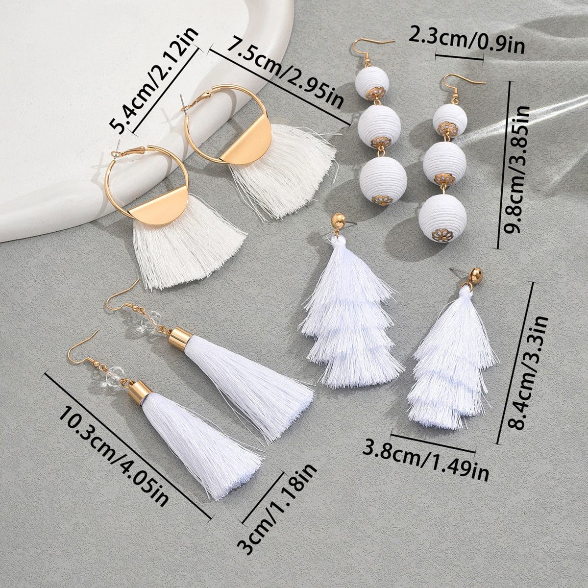 Orecchini Minimalisti Geometrici in Lega di Zinco con Finitura Galvanizzata da Donna, Versatile Set di Orecchini a Perno e a Cerchio alla Moda