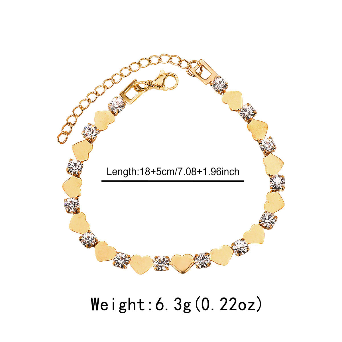 Elegante Pulsera Chapada de Acero Inoxidable con Diseño Geométrico para Mujer, Accesorio de Moda Minimalista
