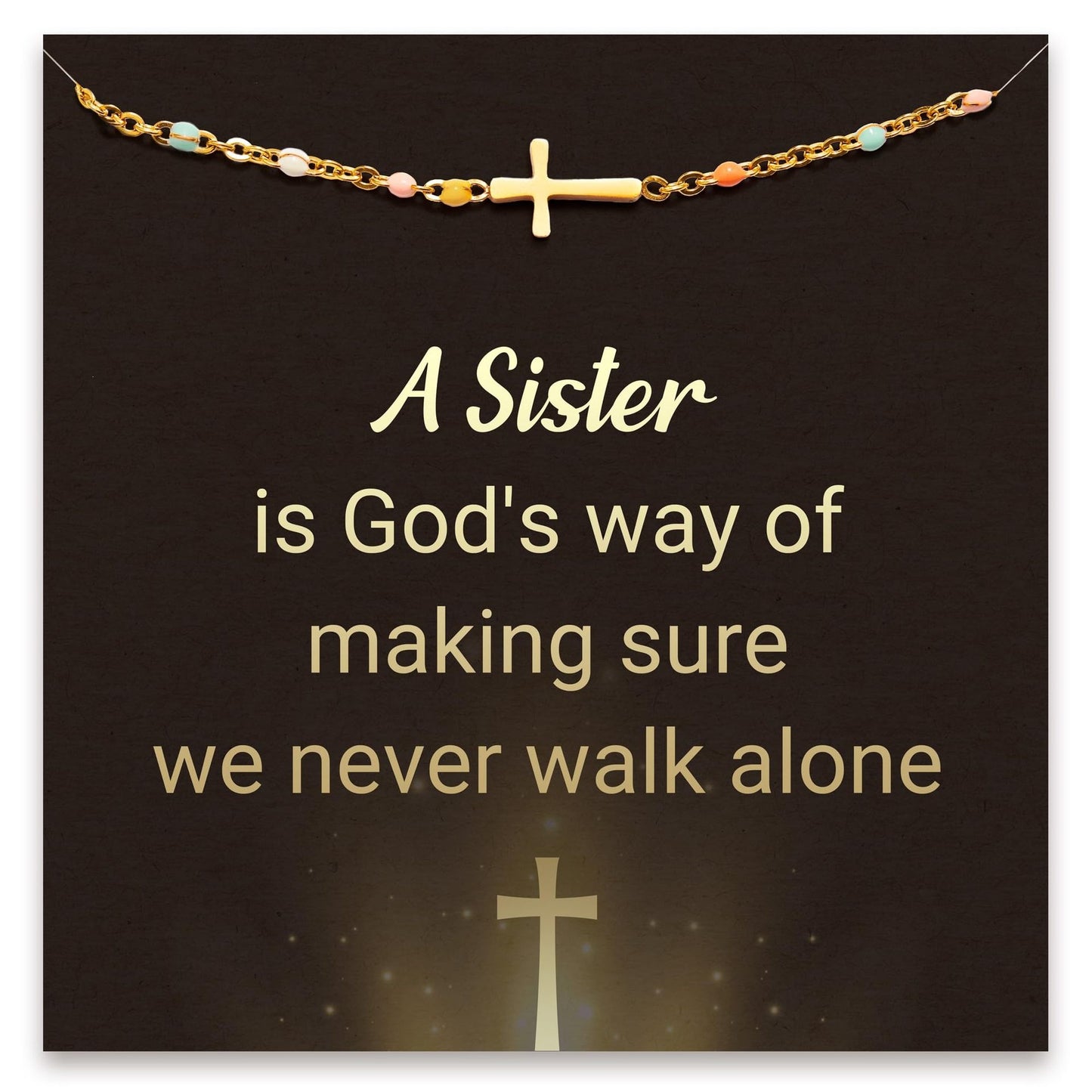 Minimalist Bohemian Geometric Cross Plated Stainless Steel Cable Chain Bracelet for Women
