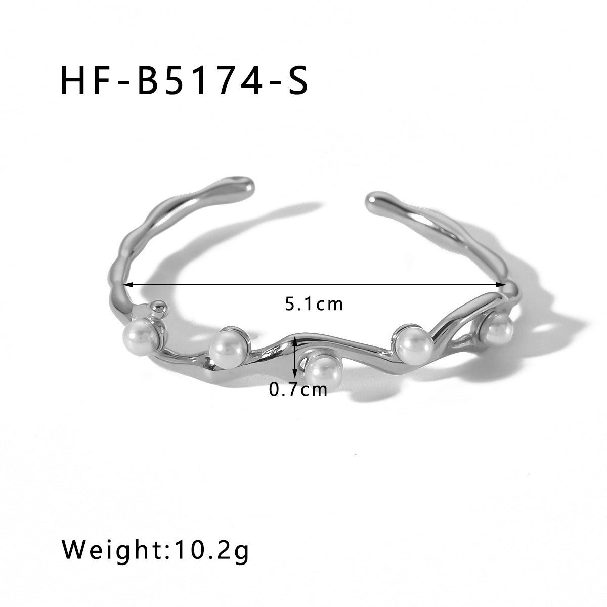Minimalist Geometric Heart Square Diamond-Shaped Stainless Steel Plated White Gold Rhinestone Bracelet