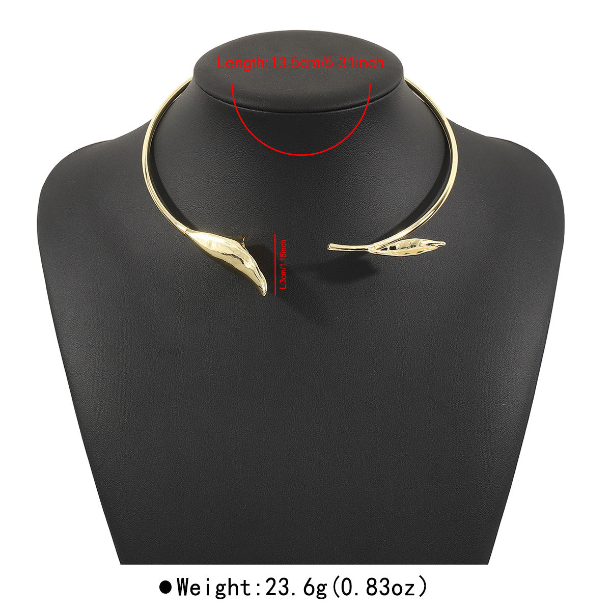 Collana girocollo da donna con ciondolo a ferro di cavallo a fiore minimalista di lusso vintage in lega