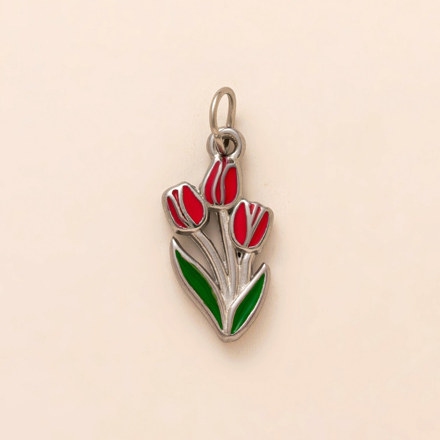 Vintage Fruit Pattern Stainless Steel 18K Gold Plated PVD DIY Charm Bar