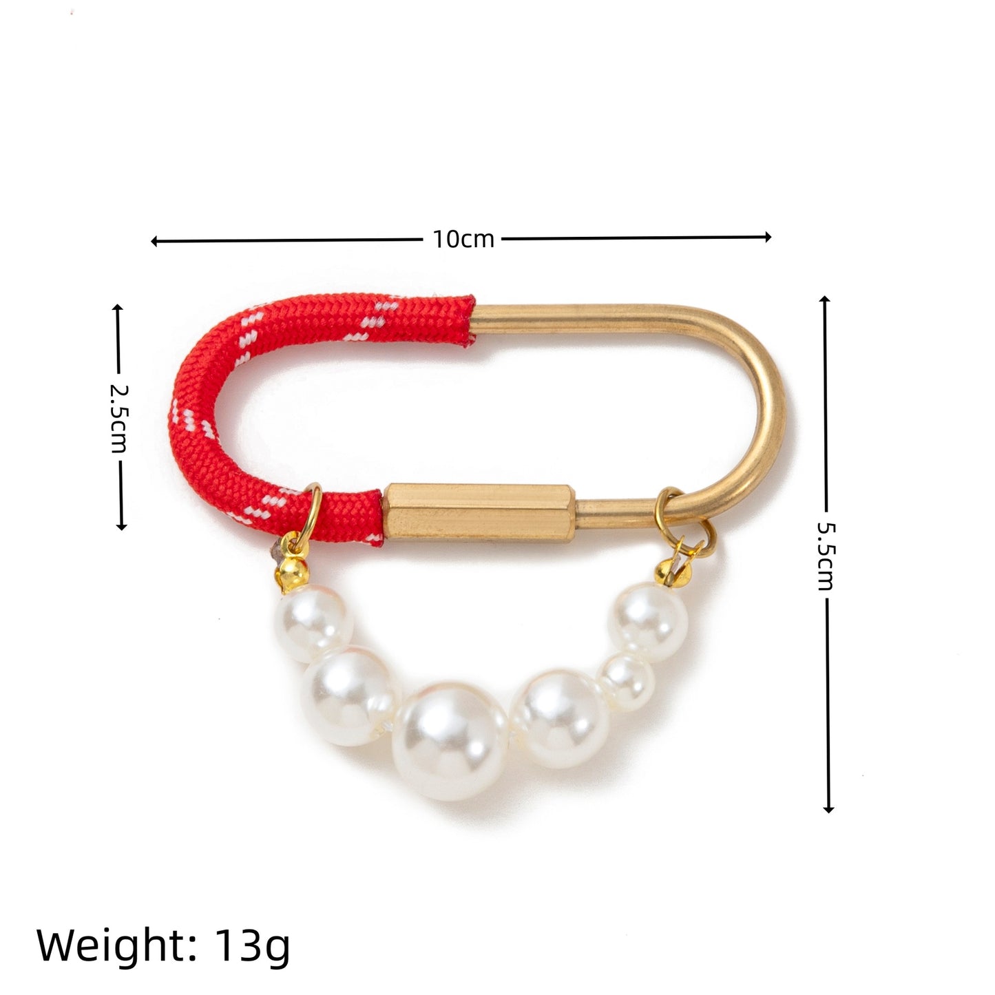 Minimalist Gradient Plated Brass DIY Charm Bar Keychain
