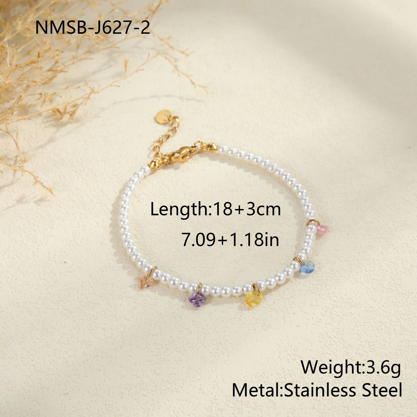 Fashionable Office-Style Geometric Pearl Pendant Necklace in Stainless Steel with Rhinestone Accents and Plated Finish for Women