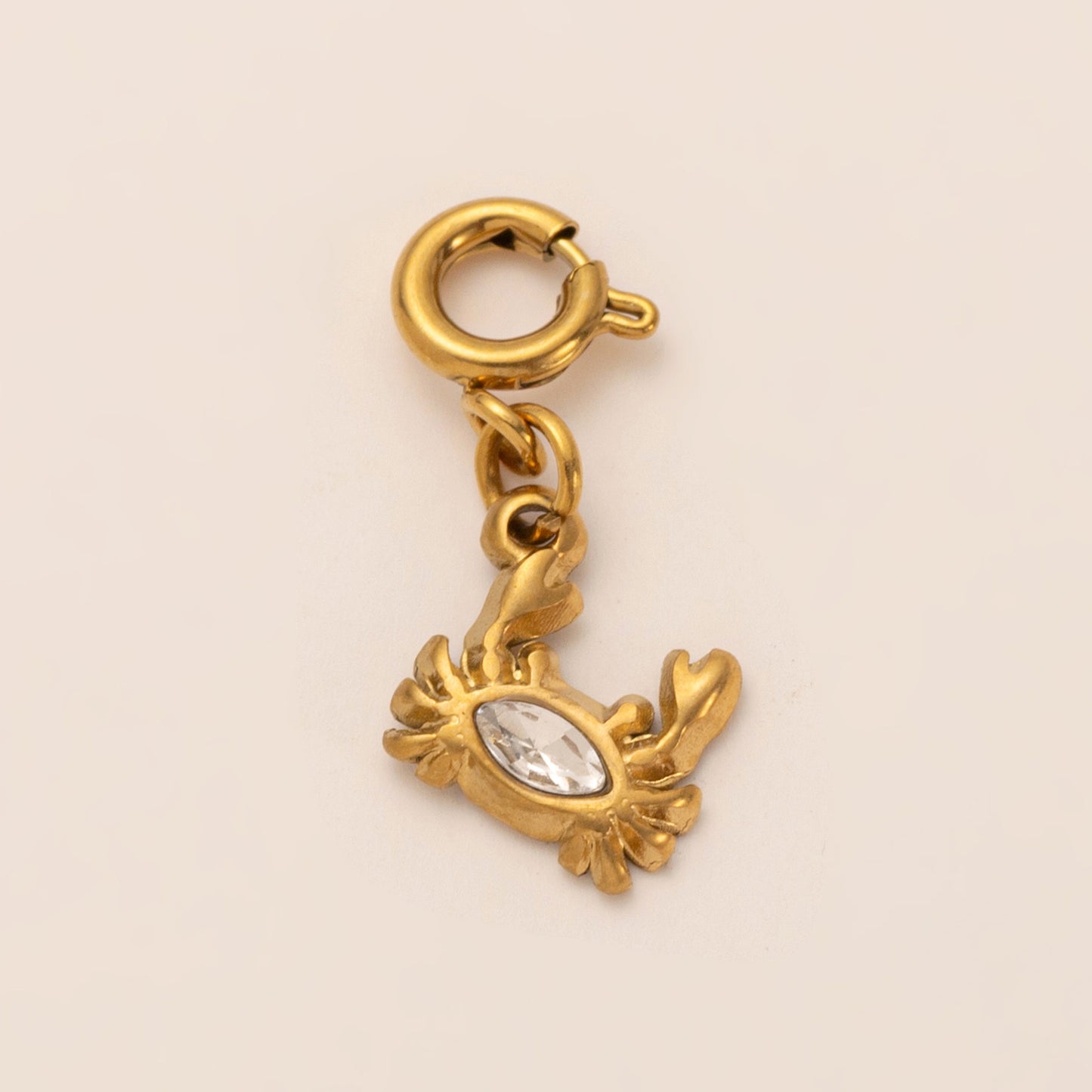 Minimalist Stainless Steel PVD Gold Plated DIY Charm Bar Pendant