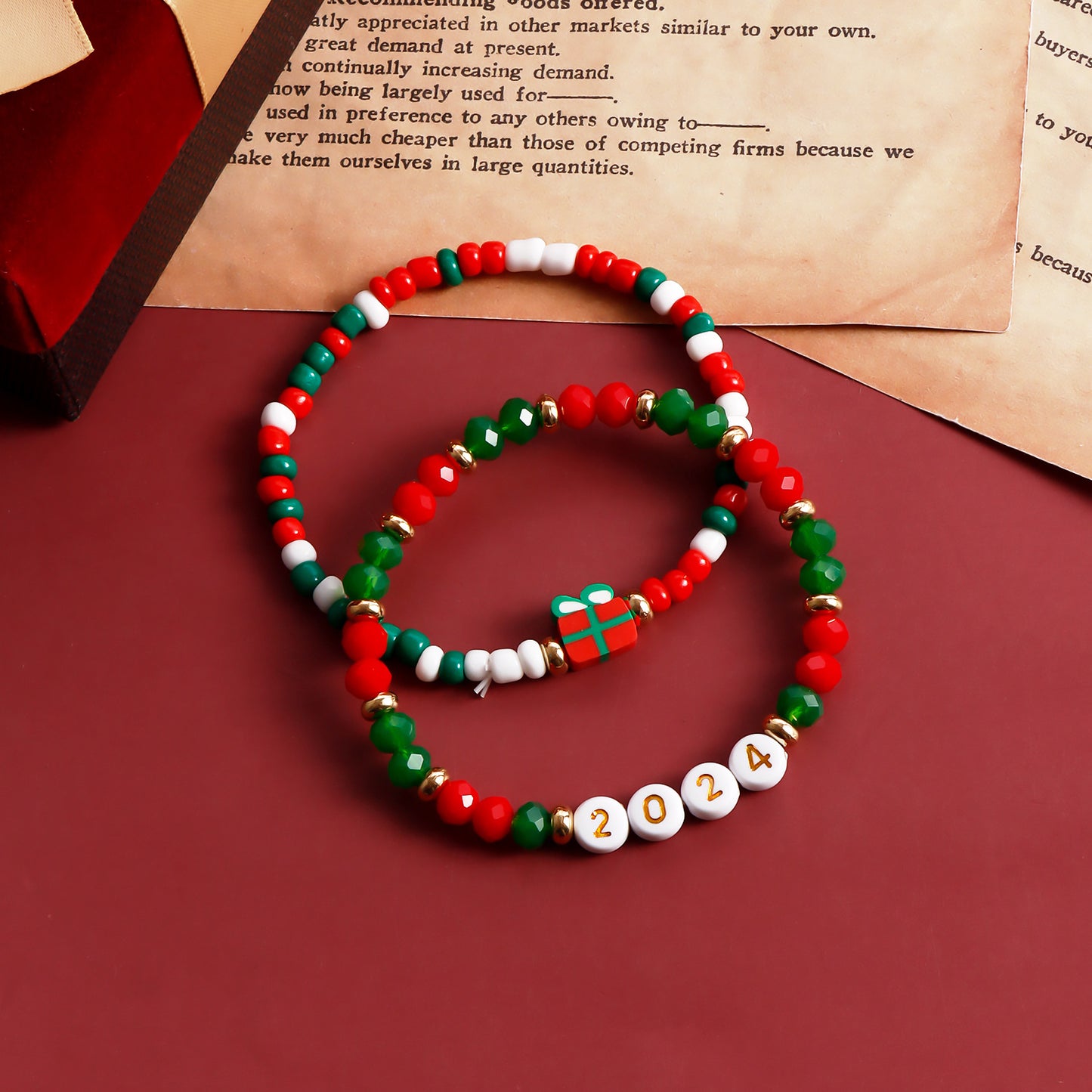 Minimalist Geometric Alloy Bracelet with Electroplated Finish for Women Christmas and Anniversary Gift