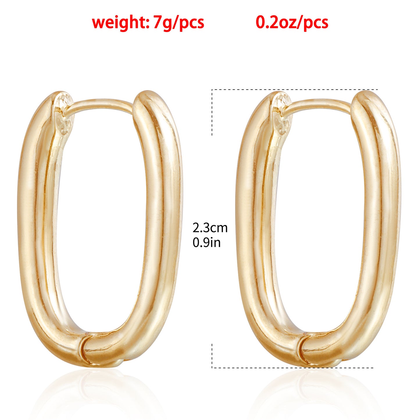 Vintage-Style U-Shaped Alloy Ear Cuffs with Plated Finish for Women