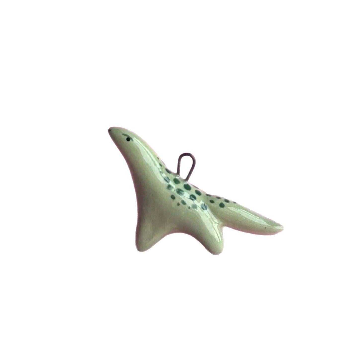 Minimalist Colorful Animal Drip Oil Plated Stainless Steel Pendant