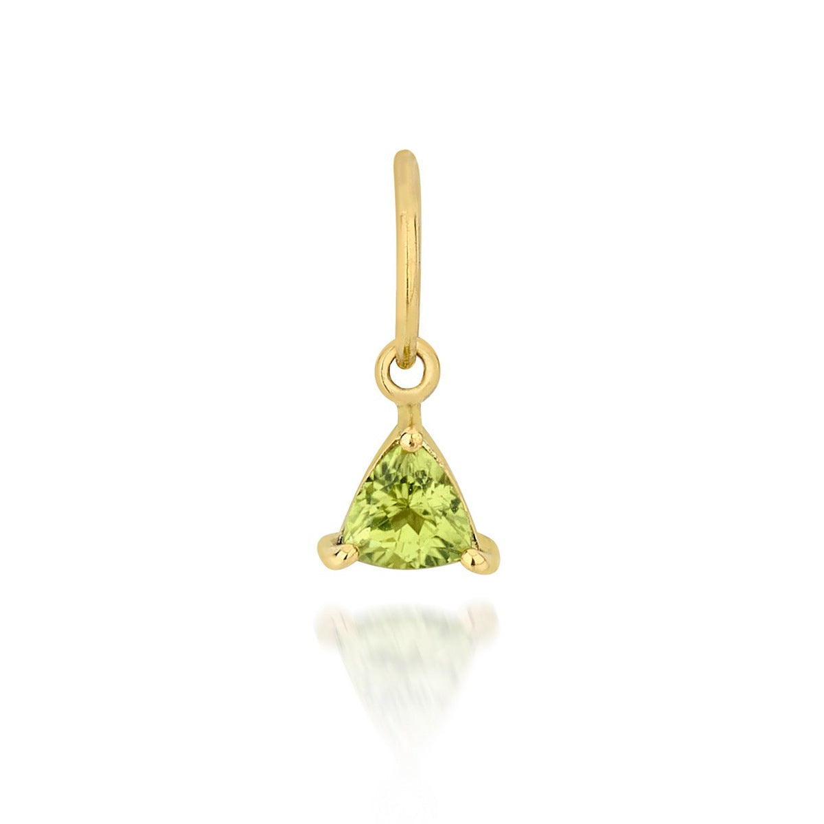 Vintage Geometric Stainless Steel PVD Gold Plated Birthstone Charm Bar