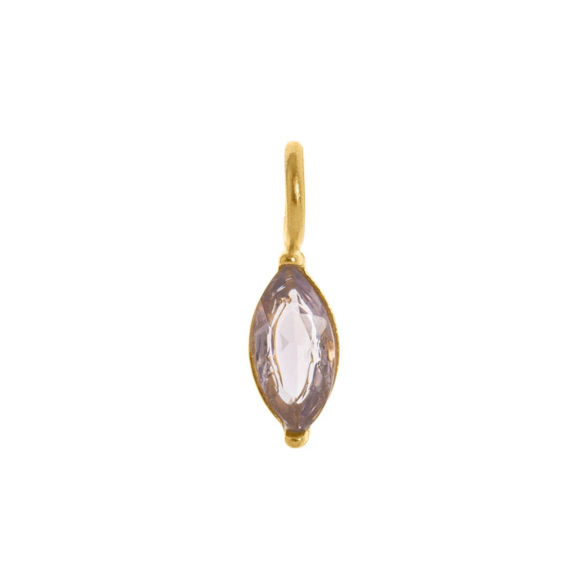 Vintage Geometric Stainless Steel 18K Gold Plated PVD DIY Charm Bar Necklace with 12 Birthstones
