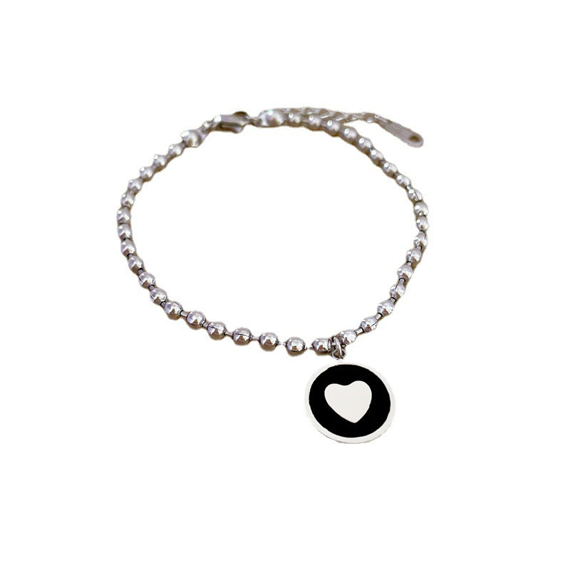 Minimalist Elegant Lucky Zodiac Bracelet for Women Made of Titanium Steel with Gold Plating and Wavy Texture