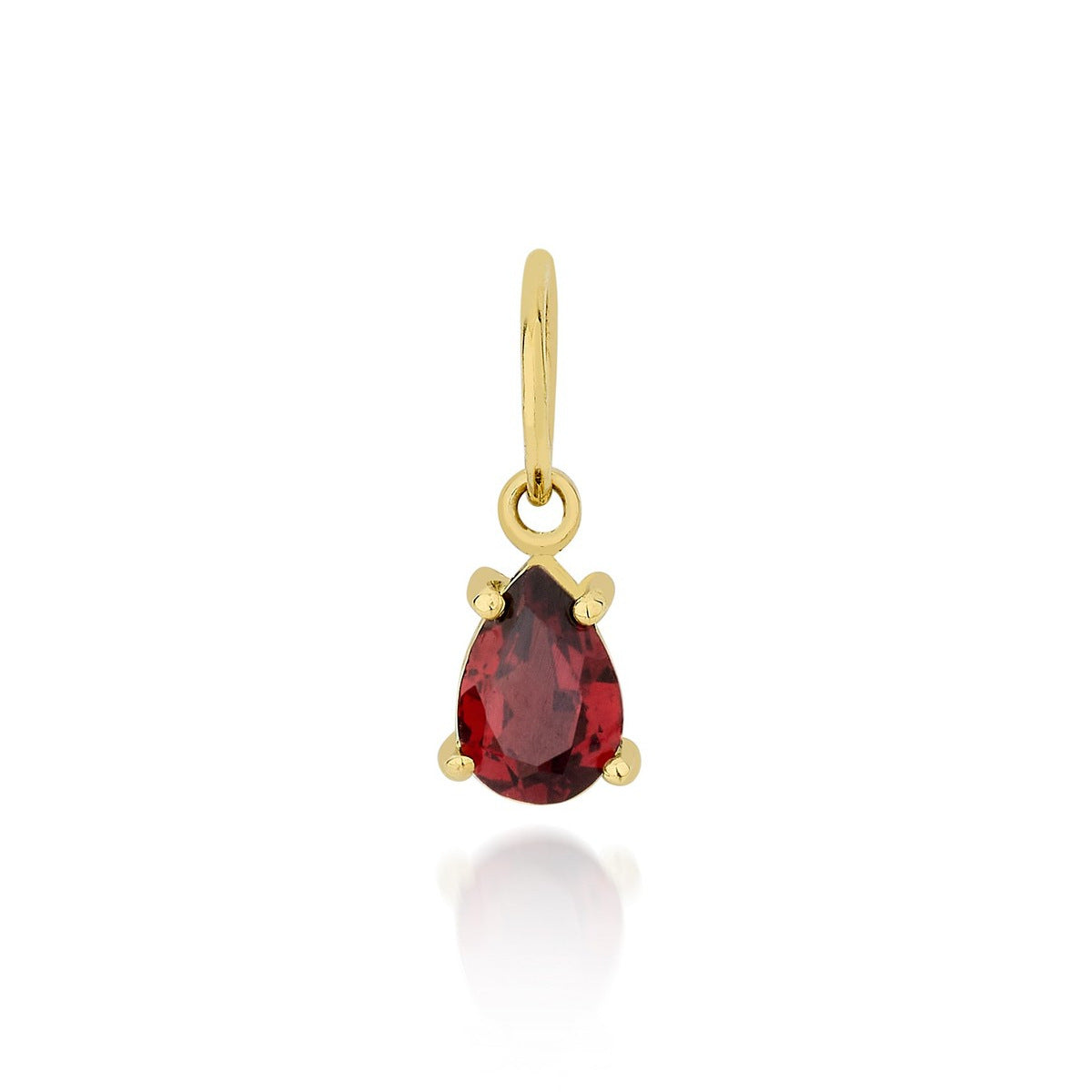 Vintage Geometric Stainless Steel PVD Gold Plated Birthstone Charm Bar