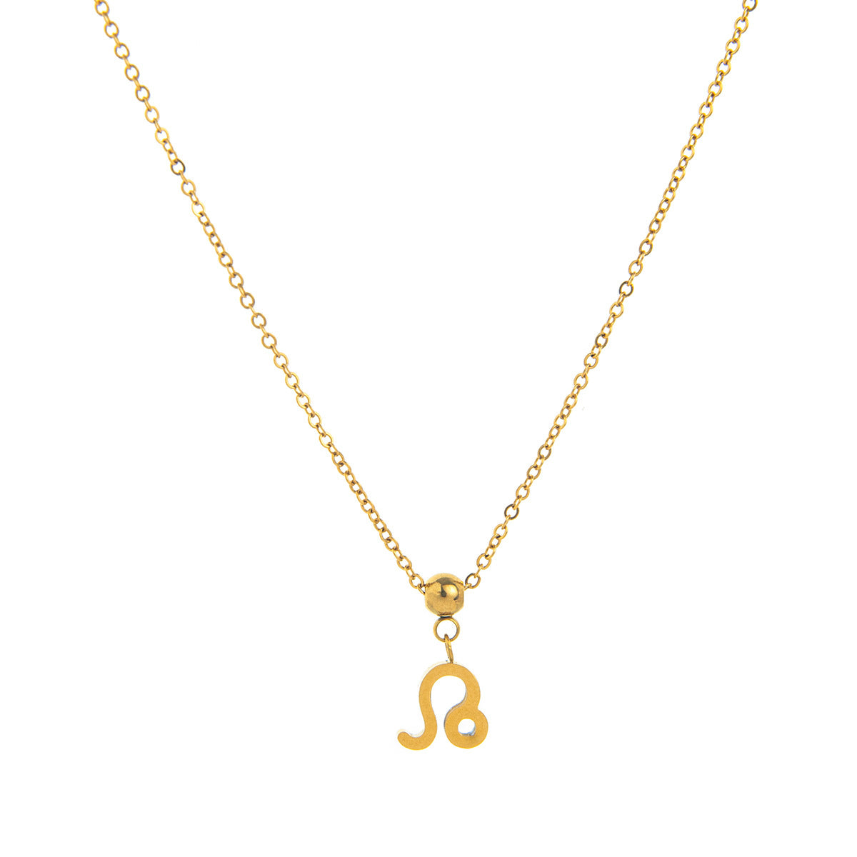 Zodiac Pattern Stainless Steel PVD Pendant