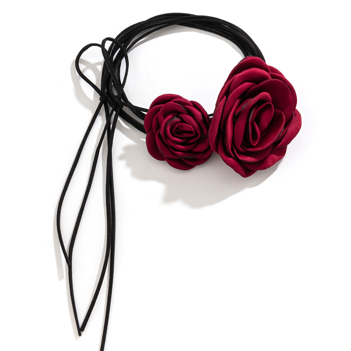 Vintage Floral Velvet Choker Necklace for Women
