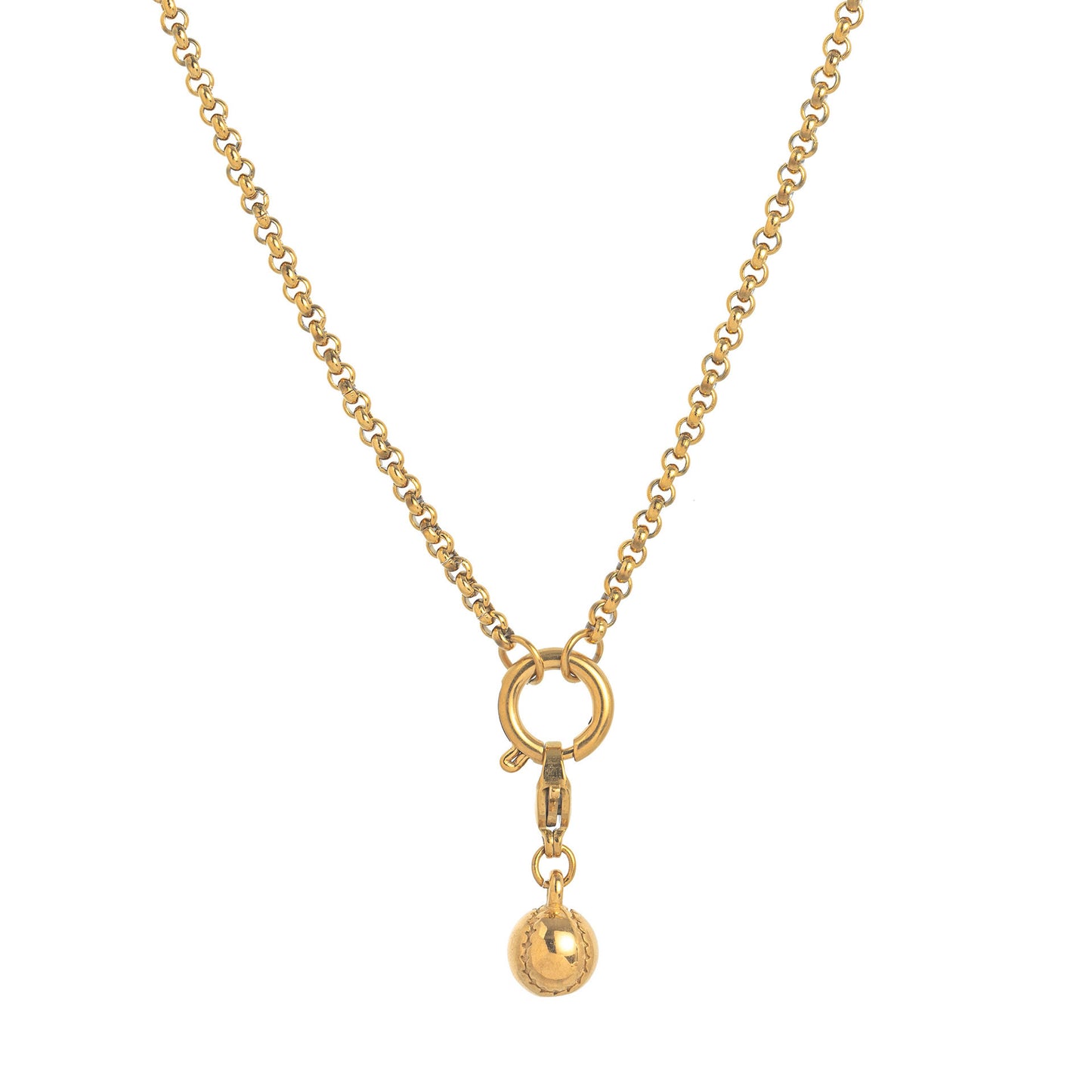 Minimalist Luxury 18K Gold Plated Stainless Steel Charm Bar Necklace with Skateboard Lock Key Hammer Pendants for Unisex