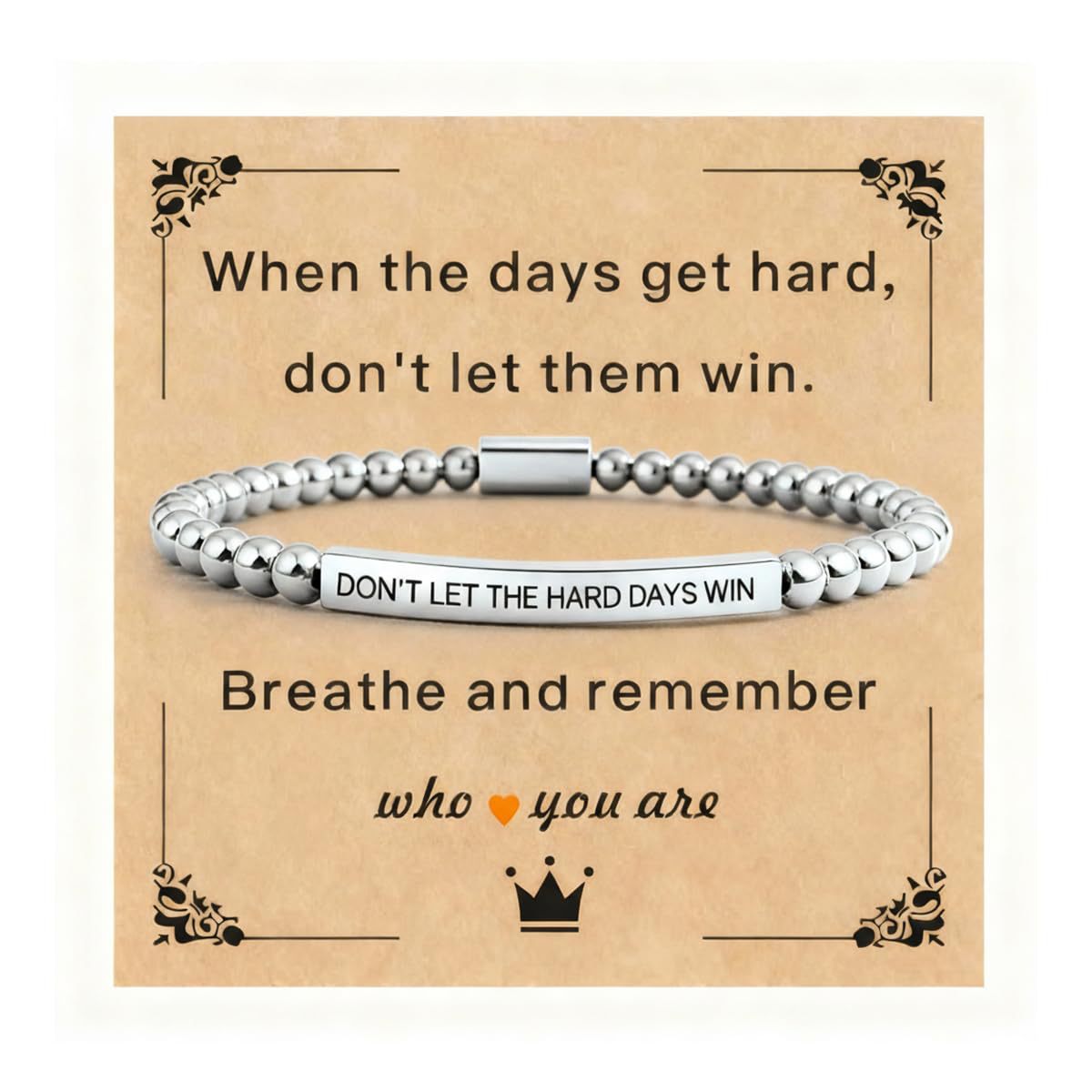 Minimalist Stainless Steel Bracelet with Black Matte Beads Blue Turquoise and Laser Engraved Gold Tube Charms Unisex Geometric Letter Jewelry