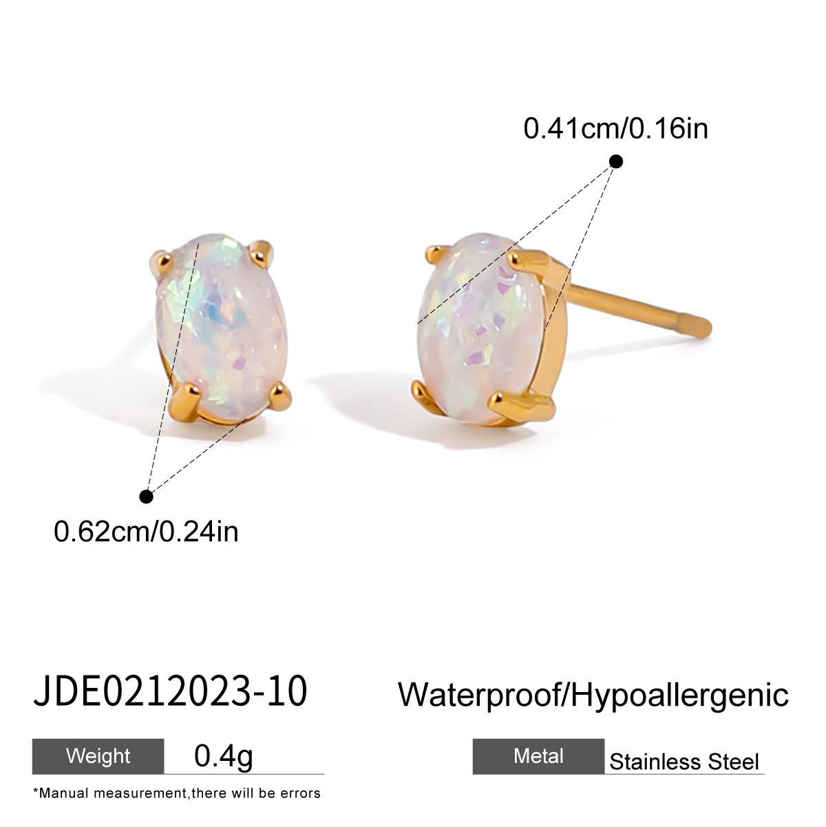 Elegant Geometric Stainless Steel Plated Rhinestone Hoop Earrings for Women