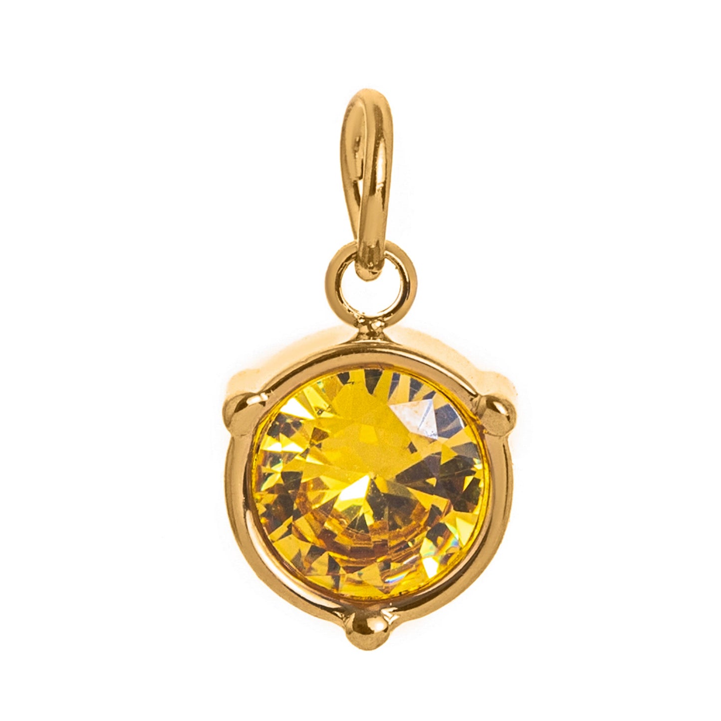 Vintage Geometric Stainless Steel 18K Gold PVD Plated DIY Charm Bar Necklace with 12 Birthstones