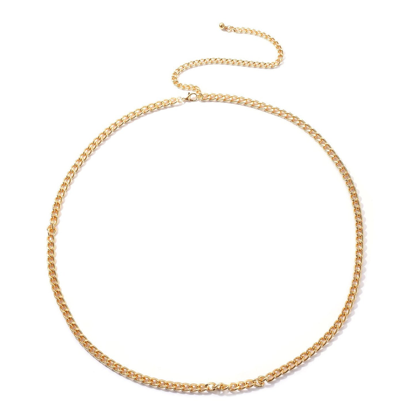 Punk Vintage Exaggerated Metal Chain Body Chain for Women