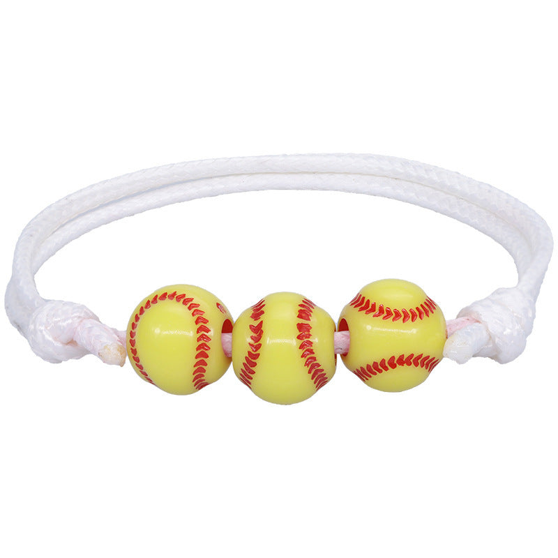 Sporty Unisex Resin Braided Bracelet
