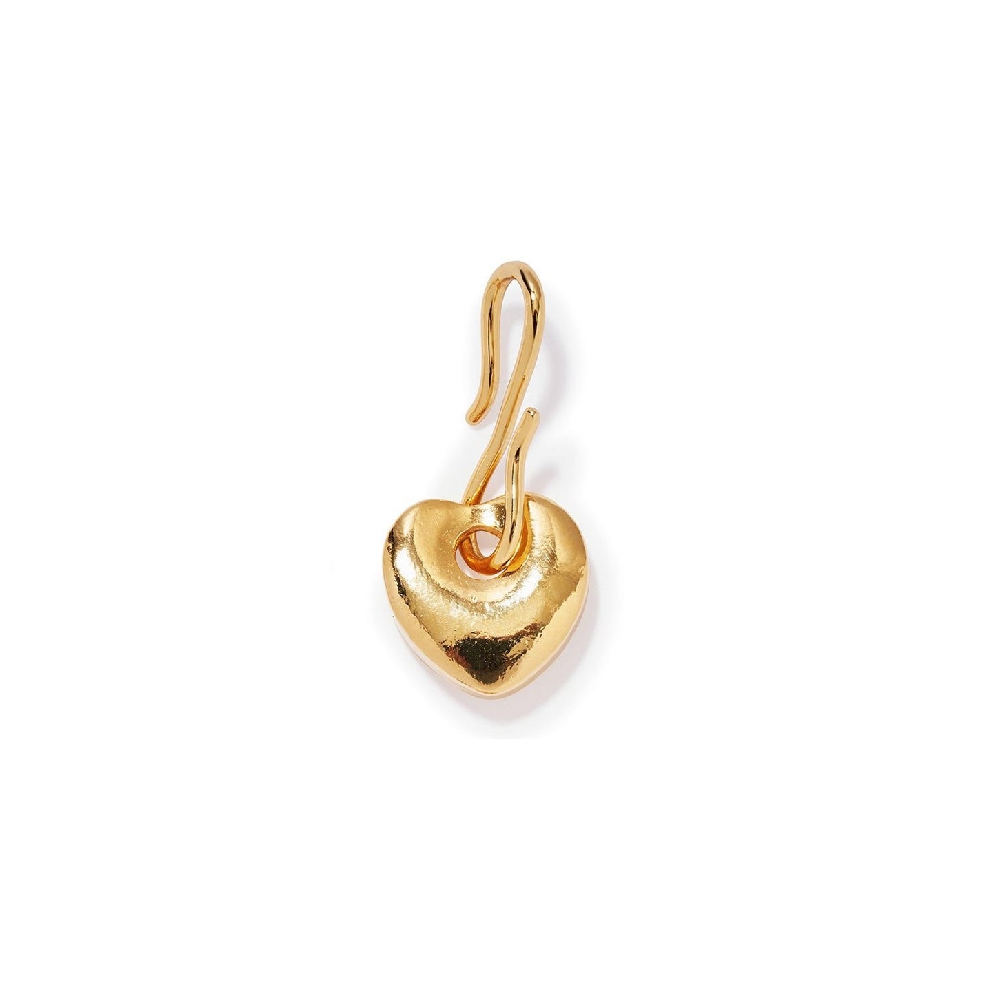 Fashion Gold Plated Brass Heart and Floral Jade Pendant Charm Bar Necklace for Unisex