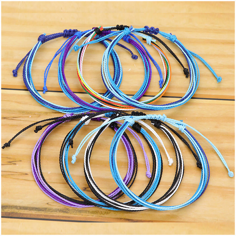 Handmade Braided Heart Nylon Friendship Bracelet Unisex