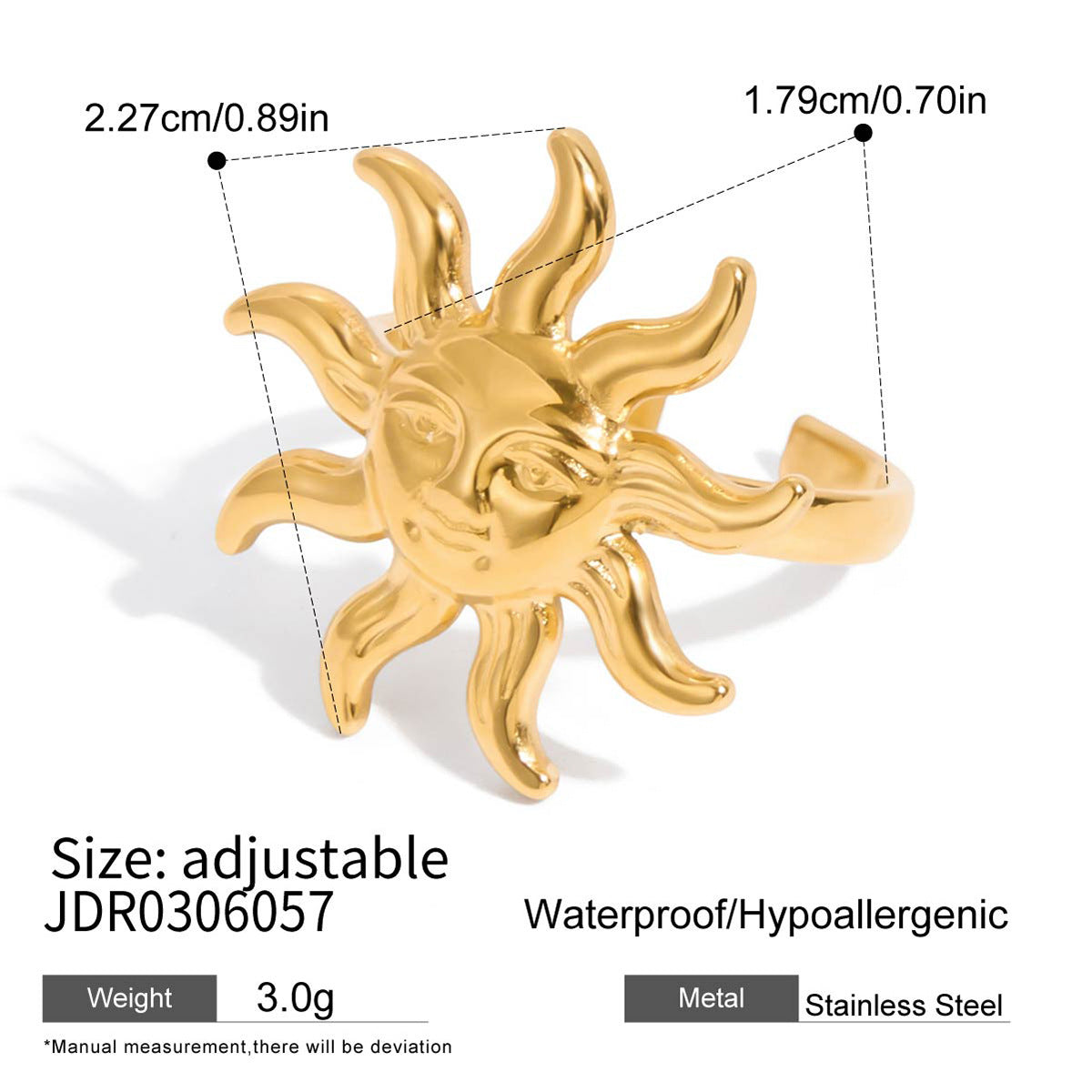 Anillo Minimalista Geométrico de Acero de Titanio con Incrustación de Perlas para Mujer, Joyería de Moda de Lujo de Acero Inoxidable Electrochapado