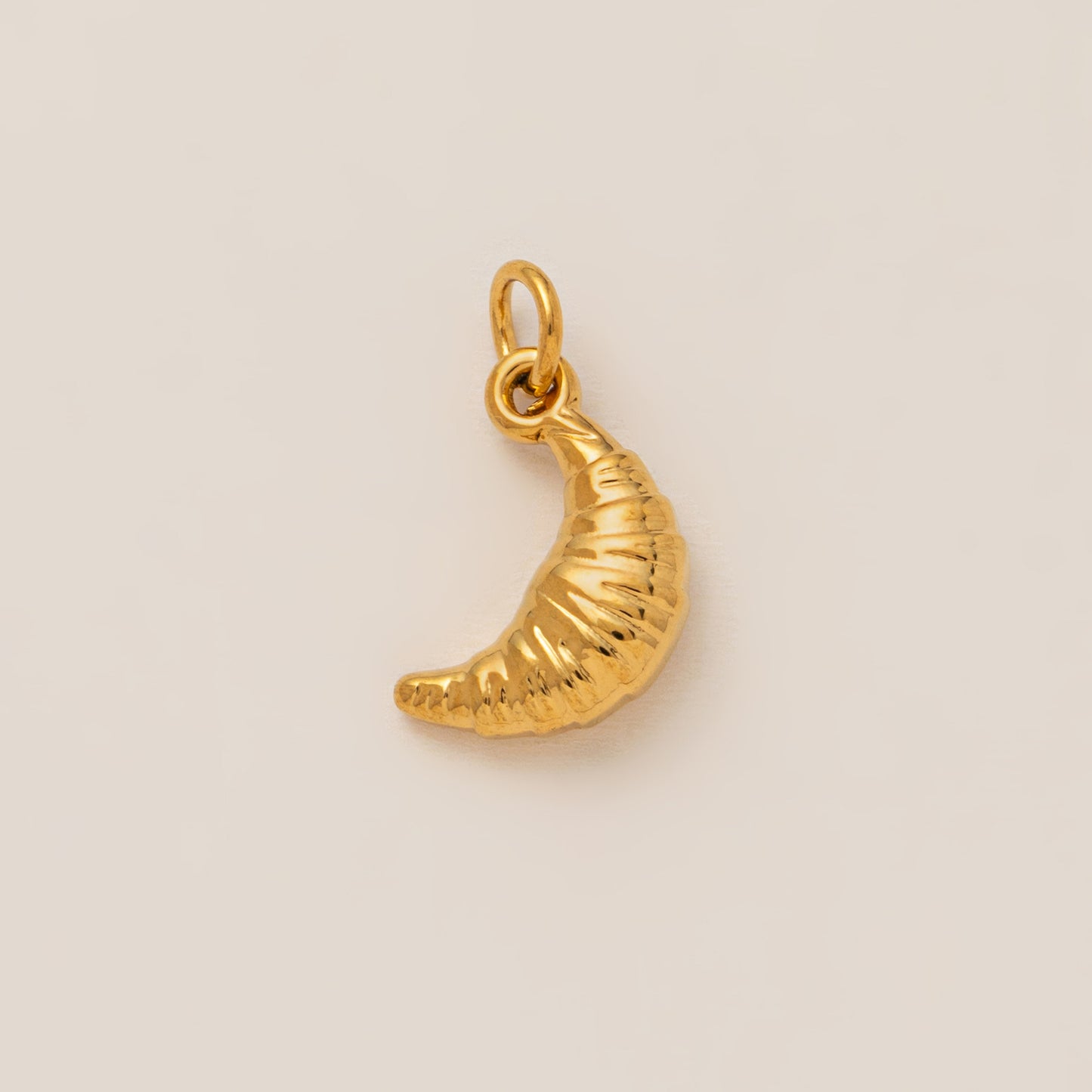 Vintage 18K Gold Plated Stainless Steel Pendant Charm Bar for Women