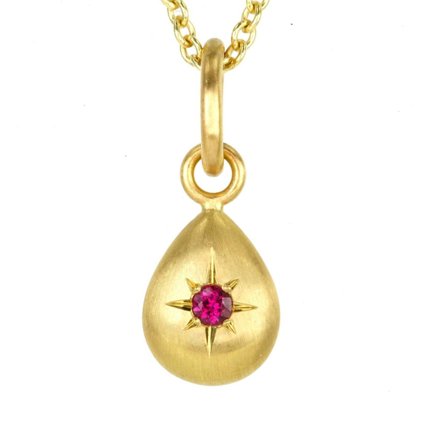Vintage 18K Gold Plated PVD Stainless Steel Geometric Gemstone Pendant Charm Bar with Adjustable Chain