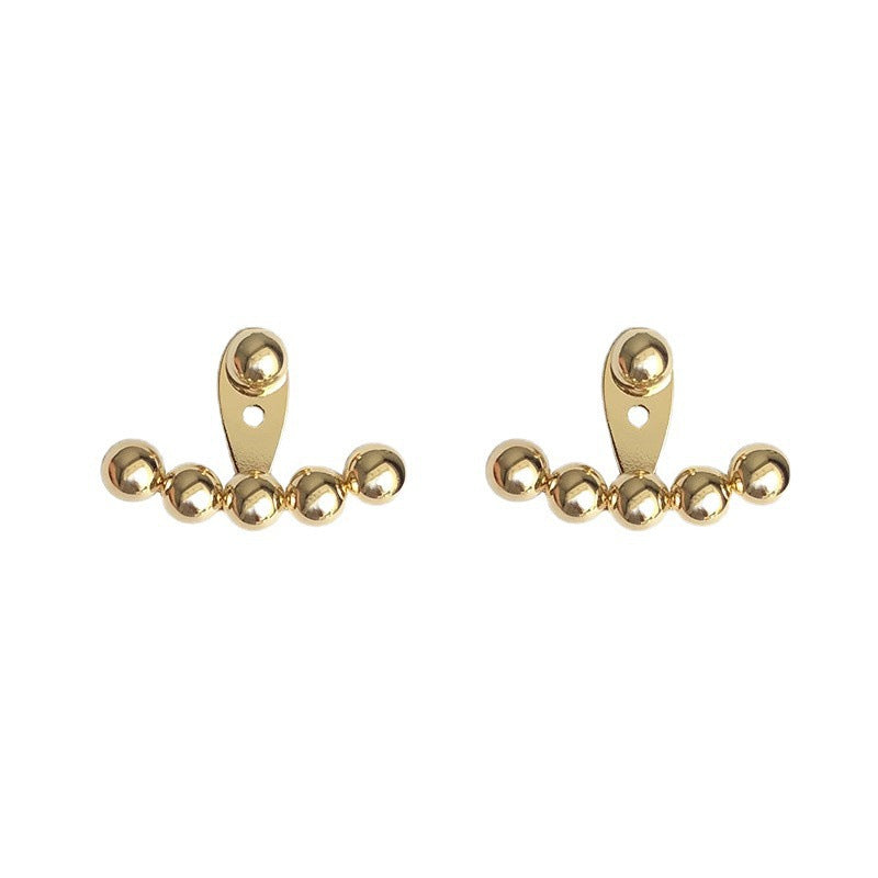 Minimalist Geometric Titanium Steel Ear Studs and Ear Drops for Women