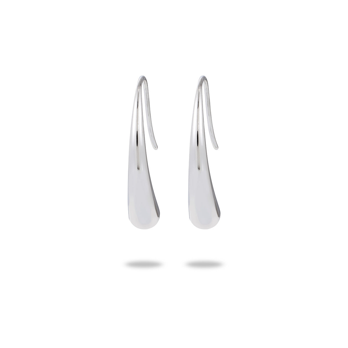 Ganchos para Pendientes Minimalistas Geométricos de Acero Inoxidable para Mujer con Acabado Chapado