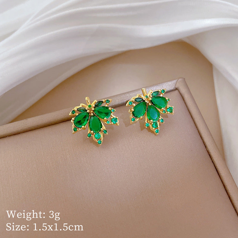 Geometric Stud Earrings for Women with Plated Copper Design, Elegant Long Tassel Drop Earrings, Sweet Style Jewelry